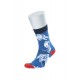 Hockey Desenli Mavi Çorap